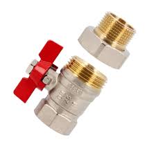 Mosiądz zawór kulowy 1″ ze śrubunkiem