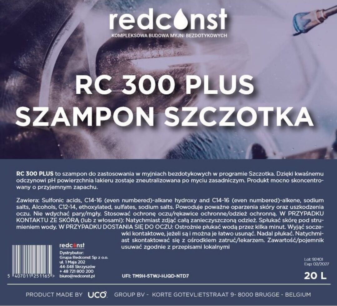 RC 300+ Szampon szczotka