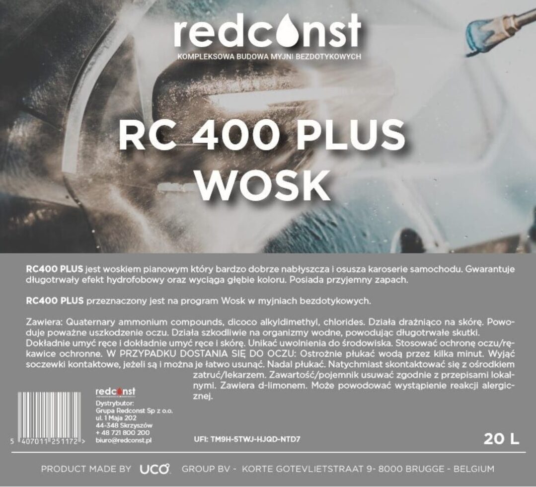 RC 400+ Wosk