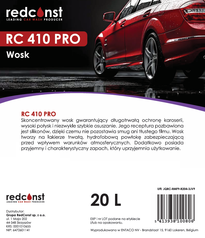 RC410 PRO Classic Wosk